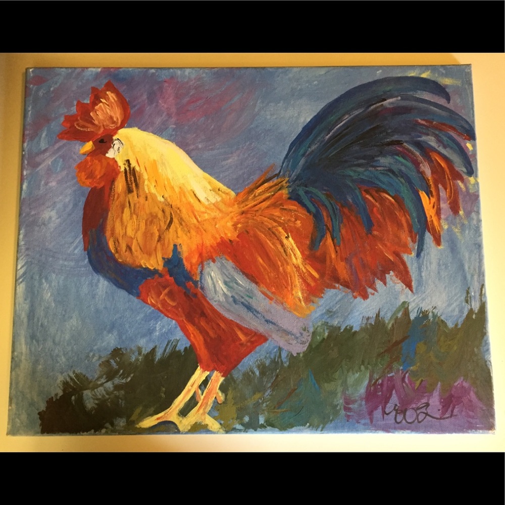 Rooster painting